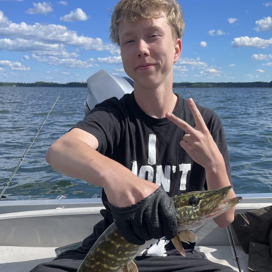 A first pike, and a first tooth check