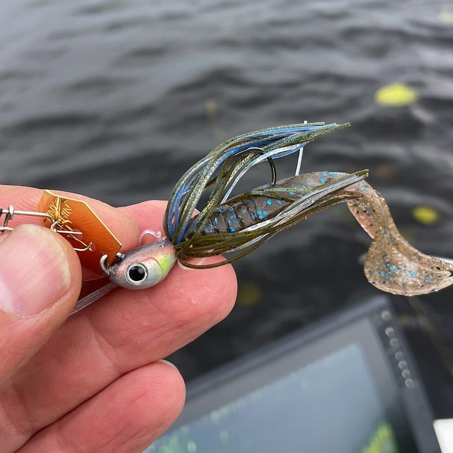 Choosing the lure by what the screen shows